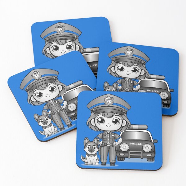 Artikelvorschau, Kawaii Polizistin entworfen und verkauft von ITSAGIRLSWORLD2.