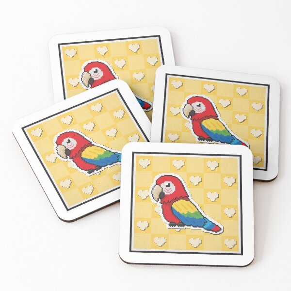 Item preview, Papercut Pixel Pets: Macaw Parrot designed and sold by paperxpixels.