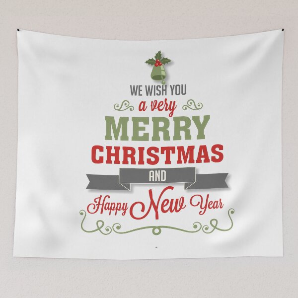 Item preview, Merry Christmas - Merry Christmas and Happy New Year Greetings designed and sold by Virginiia89.