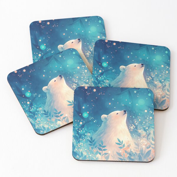 Item preview, A Polar Bear in a Whimsical Wonderland designed and sold by AshiraCreations.
