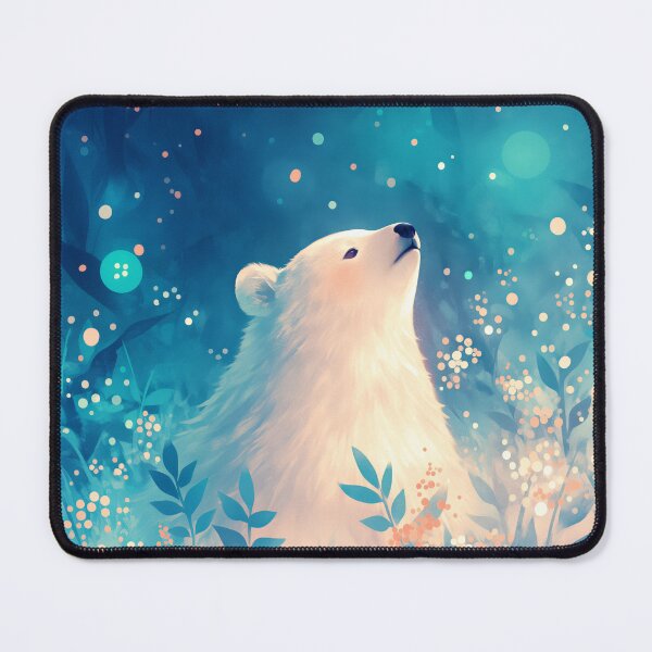 Item preview, A Polar Bear in a Whimsical Wonderland designed and sold by AshiraCreations.