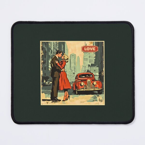 Item preview, Love, vintage cartoon style artwork, retro picture designed and sold by silent-violin.