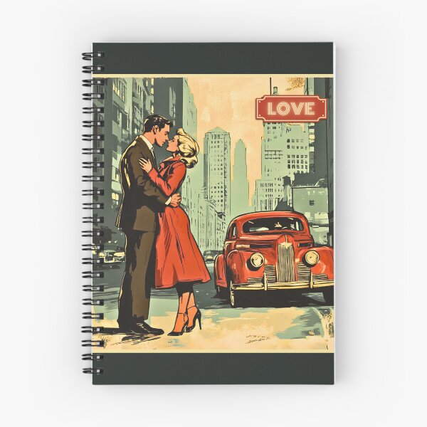Item preview, Love, vintage cartoon style artwork, retro picture designed and sold by silent-violin.