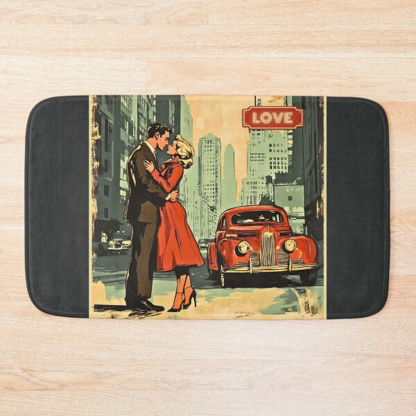 Item preview, Love, vintage cartoon style artwork, retro picture designed and sold by silent-violin.