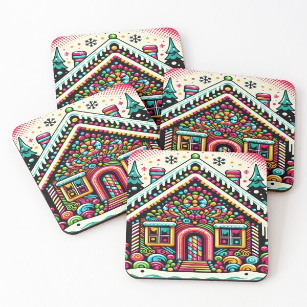 Item preview, chrismas home cottage with sweets and snowflakes ,Rbcozyholidays,CozyHolidays,cozy holiday feel. designed and sold by Expressions-Sel.