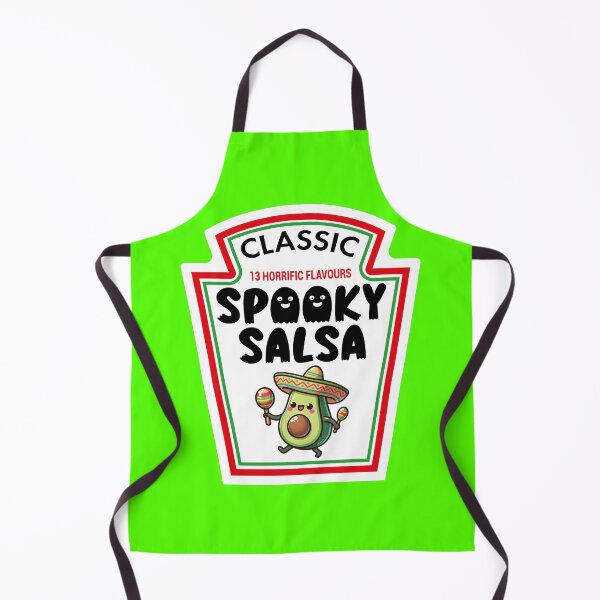 Item preview, Halloween Spooky Salsa Sauce Parody Ketchup Mustard Mayo Relish Salsa Dance Avocado Romantic Dancing Couplel designed and sold by NADIASHOP86.