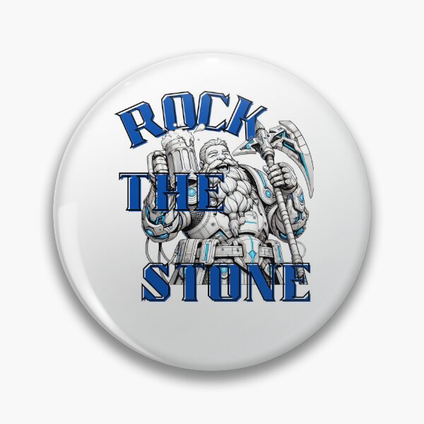 Item preview, "Rock the Stone" Futuristic Dwarf Design – Axe & Beer Power! designed and sold by NSB-Design.
