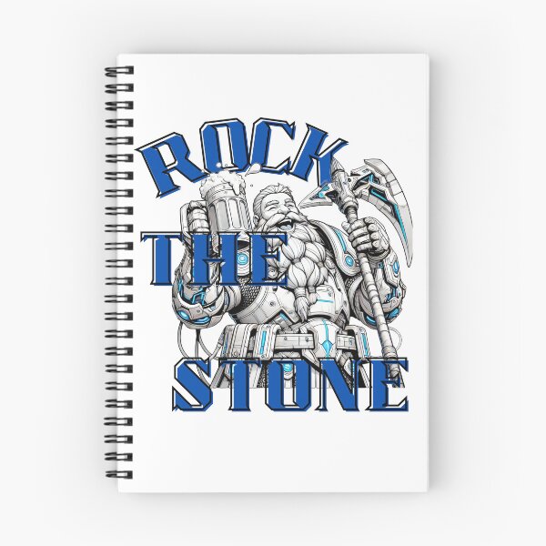 Item preview, "Rock the Stone" Futuristic Dwarf Design – Axe & Beer Power! designed and sold by NSB-Design.