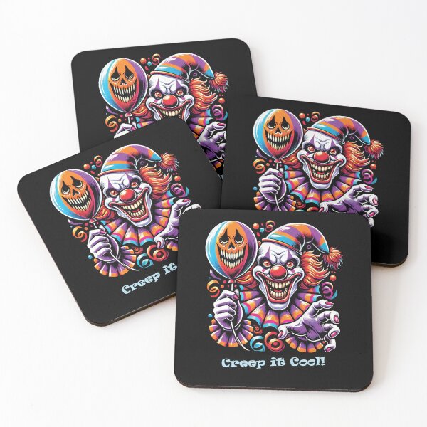 Item preview, Creep it Cool, Clown! | Halloween fun design | designed and sold by pafkrusk.