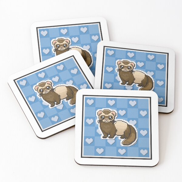 Item preview, Papercut Pixel Pets: Ferret designed and sold by paperxpixels.