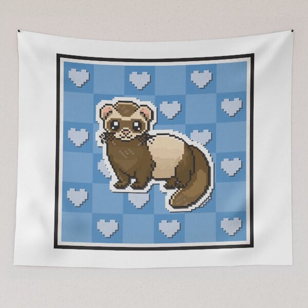 Item preview, Papercut Pixel Pets: Ferret designed and sold by paperxpixels.
