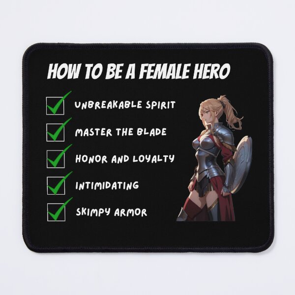 Item preview, How to Be A Female Hero Checklist designed and sold by RMPie.