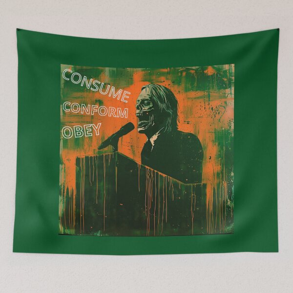 Item preview, Consume Conform Obey designed and sold by PitchBlackIcon.