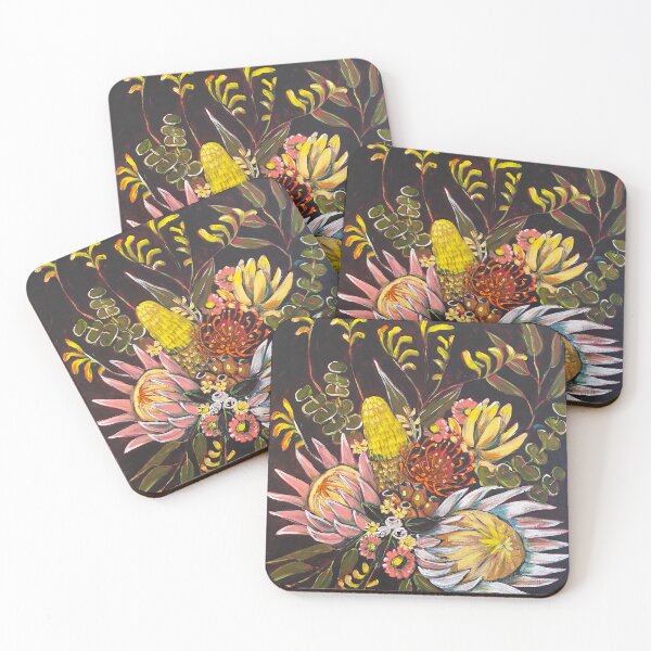 Item preview, Golden Kangaroo Paws on Green designed and sold by Lucycarart.