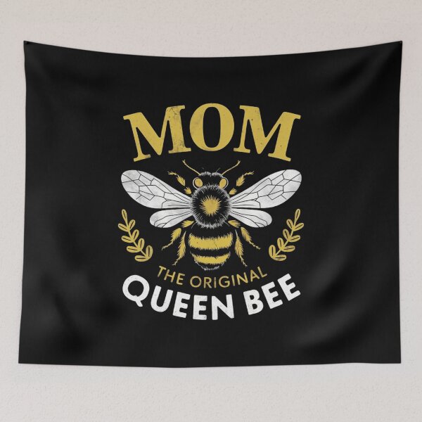 Item preview, Mom The Original Queen Bee | Funny mom saying designed and sold by JOY STORE 45.