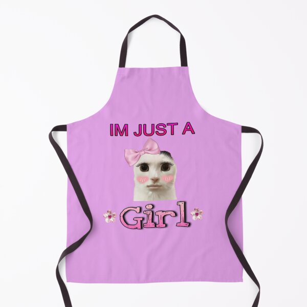 Item preview, I'm just a girl cat meme designed and sold by Esmeraldas2.