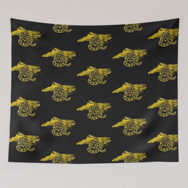 Item preview, NORTH CAROLINA  - Freedom Is The Superpower - Gadsden Snake Flag - Dont Tread On Me design  designed and sold by pelagio.
