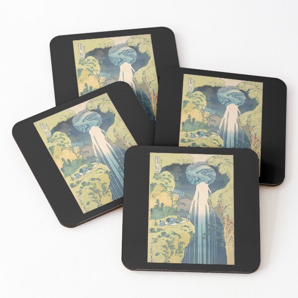 Item preview, Hokusai Waterfall designed and sold by Goobardi.