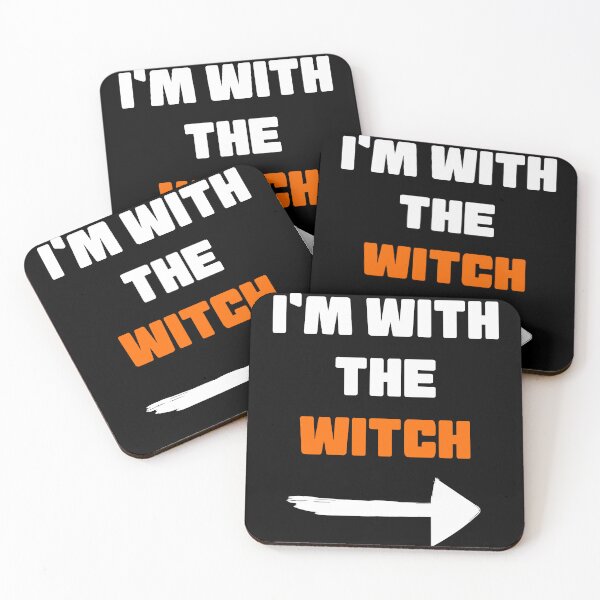Item preview, Funny Halloween I'm With The Witch designed and sold by DivineBovinity.