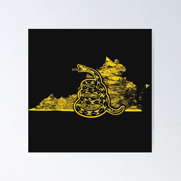 Item preview, VIRGINIA  - Freedom Is The Superpower - Gadsden Snake Flag - Dont Tread On Me design  designed and sold by pelagio.