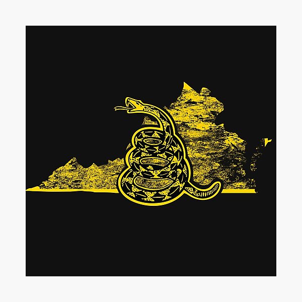 Item preview, VIRGINIA  - Freedom Is The Superpower - Gadsden Snake Flag - Dont Tread On Me design  designed and sold by pelagio.