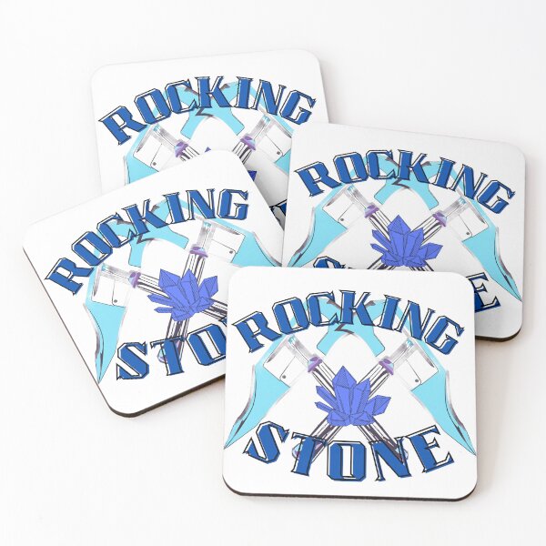 Item preview, Bold Crossed Pickaxes Design with "Rocking Stone" – Adventure Awaits! designed and sold by NSB-Design.