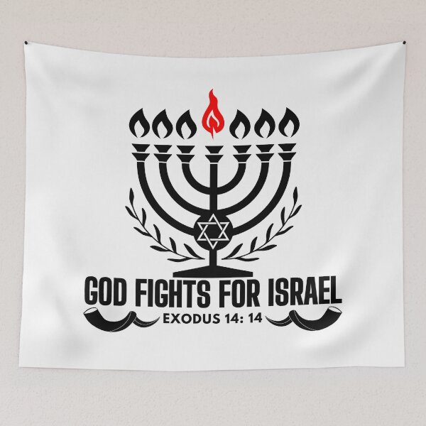 Item preview, God Fights for Israel, I stand with Israel  designed and sold by MoriaStore.