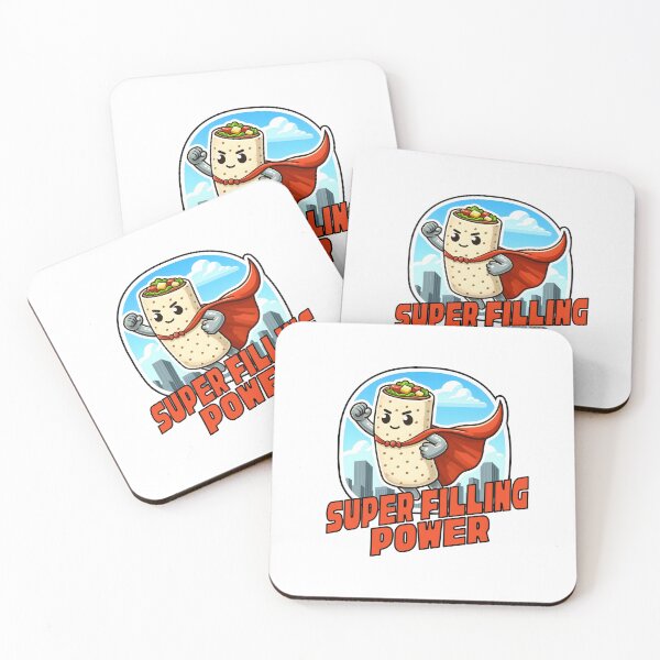 Item preview, Burrito has a Super Filling Power designed and sold by CuteAndCozyTees.