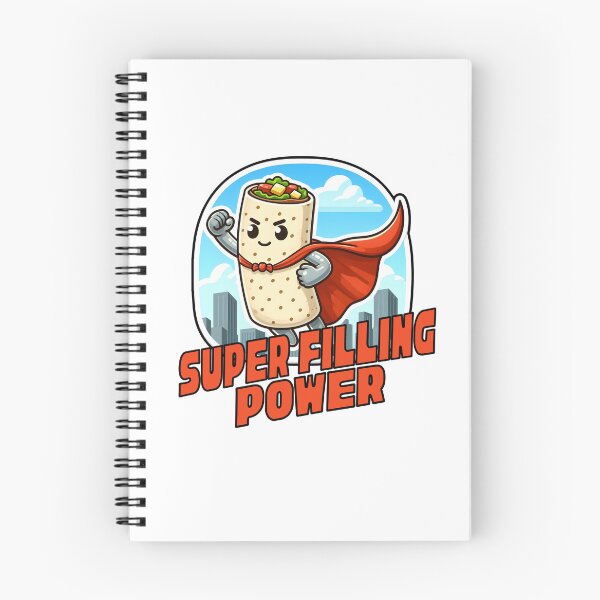 Item preview, Burrito has a Super Filling Power designed and sold by CuteAndCozyTees.