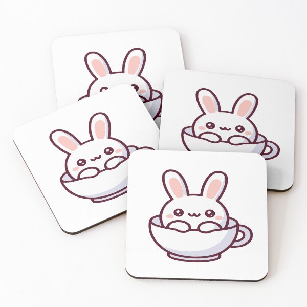 Item preview, Cup rabbit, rabbit in kawaii chibi style in a cup designed and sold by AdrianMDesigns.