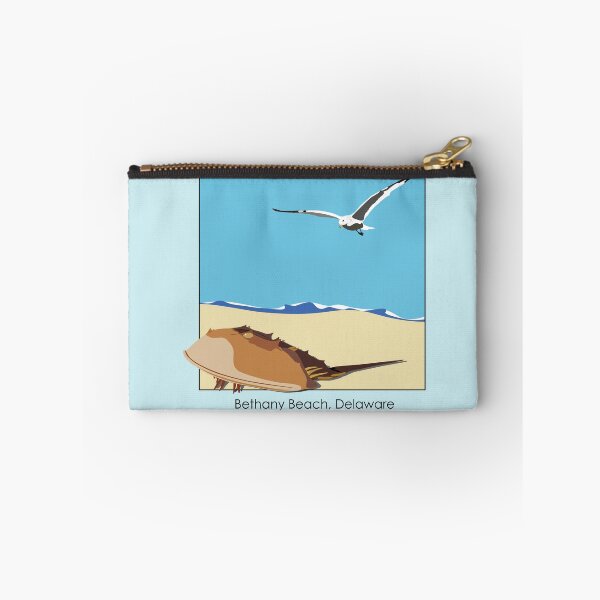 Item preview, Horseshoe Crab and Seagull Beach Design Bethany Beach, Delaware Century designed and sold by laughingwillows.