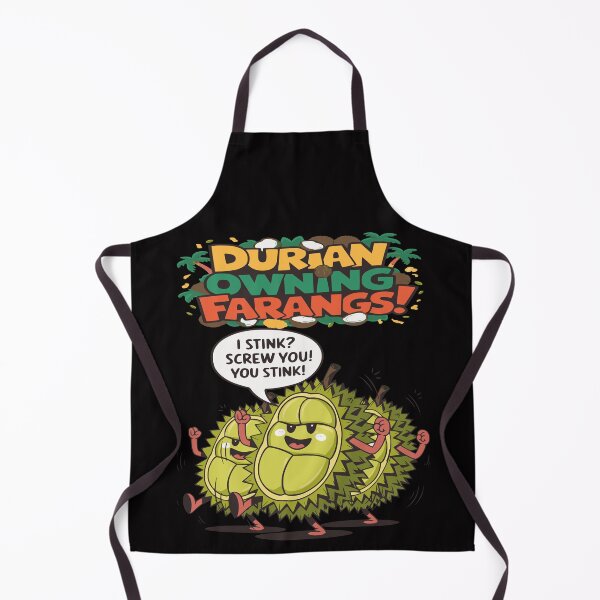Item preview, Durian Owning Farangs – Funny Thailand Fruit Humor Design designed and sold by CoolCrazyQuirky.