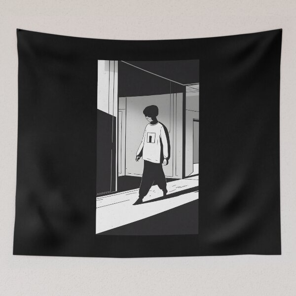 Item preview, A man between two halls designed and sold by Idea-Artwork.