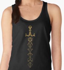 Dice Set Sword Tabletop RPG Gaming Women's Tank Top