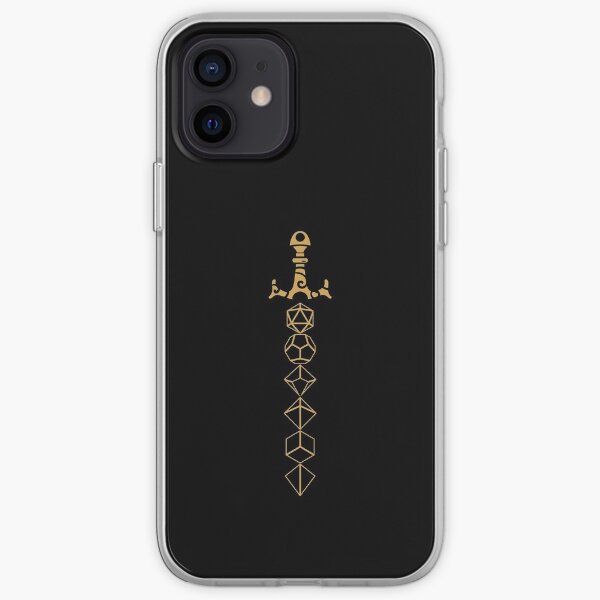 Dice Set Sword Tabletop RPG Gaming iPhone Soft Case