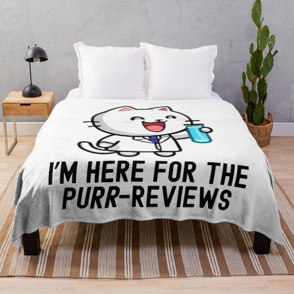 Item preview, I'm Here For The Purr-Reviews | Funny Professor | Science Cat | Experiment Cat | Geeky Cat Lover | Laboratory Cat | Professor Humor designed and sold by jadedscientist.