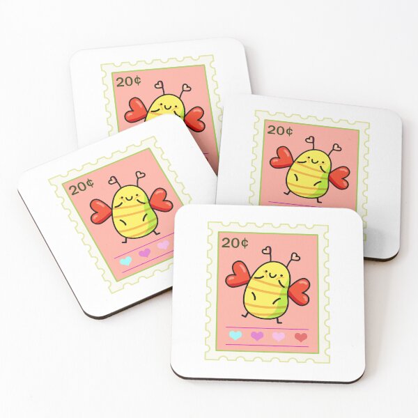 Item preview, Kawaii Lovebug Stamp designed and sold by kawaiilife.