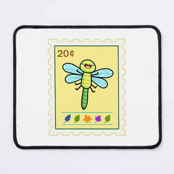 Item preview, Kawaii Dragonfly Stamp designed and sold by kawaiilife.