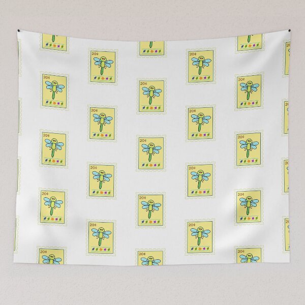 Item preview, Kawaii Dragonfly Stamp designed and sold by kawaiilife.