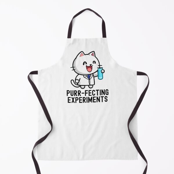 Item preview, Purr-fecting Experiments | Science Cat | Experiment Cat | Geeky Cat Lover | Laboratory Cat | Geek Cat | Nerd Cat designed and sold by jadedscientist.