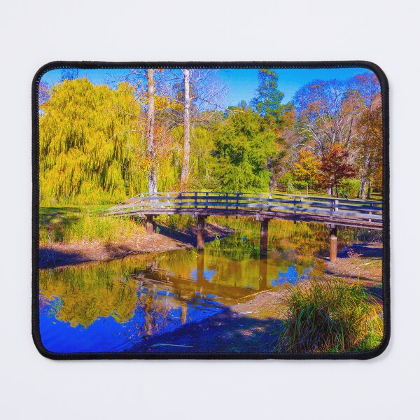 Item preview, The Footbridge at Malmsbury in Autumn designed and sold by Steven Jodoin.