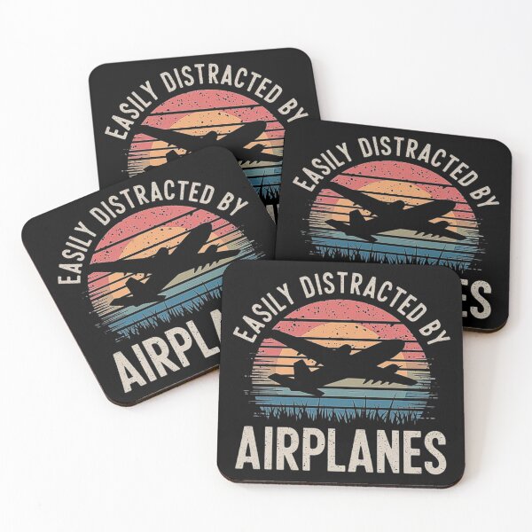 Item preview, Easily Distracted by Airplanes – For Aviation Lovers designed and sold by love3617.