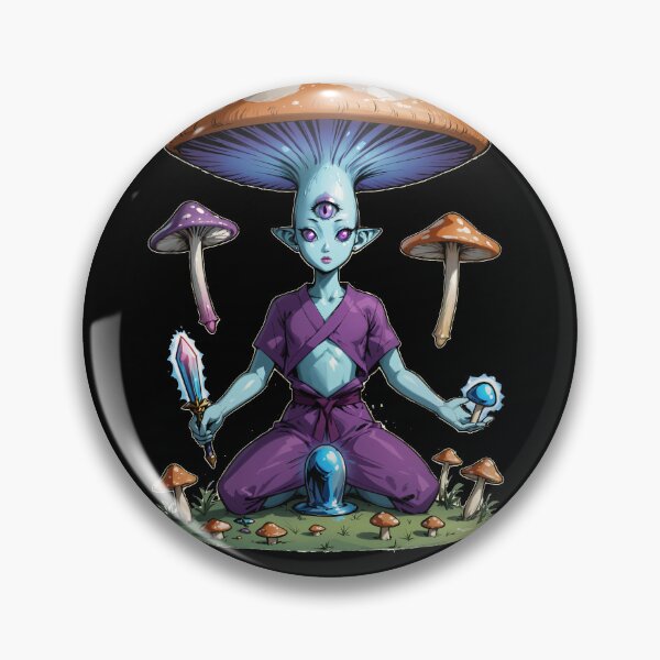 Item preview, Trippy Witchy crystal Magic Mushrooms Alter Sword designed and sold by Arcane  Adorable.