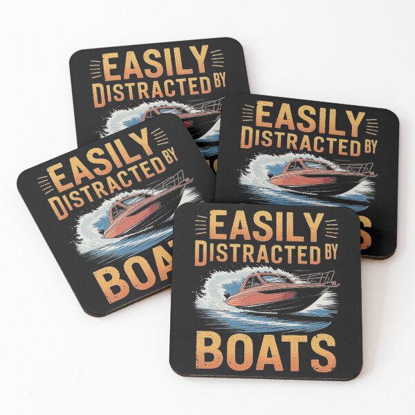 Item preview, Easily Distracted by Boats – Ideal for Boat Lovers designed and sold by love3617.