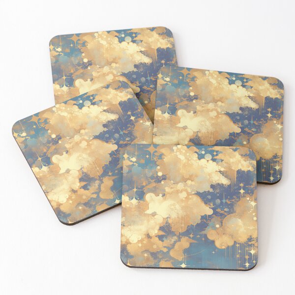 Item preview, contemporary abstract skyscape with textures designed and sold by mind-coloring.