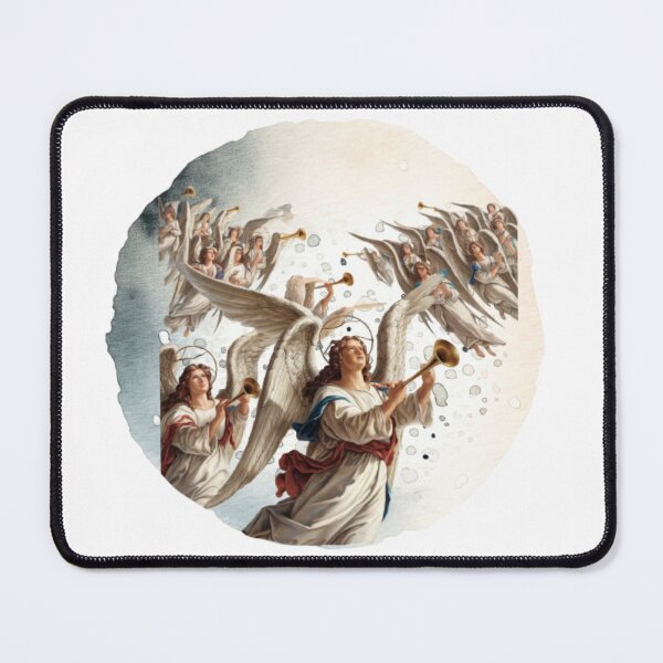 Item preview, Heavenly Archangels with Trumpets designed and sold by DivineHaven.