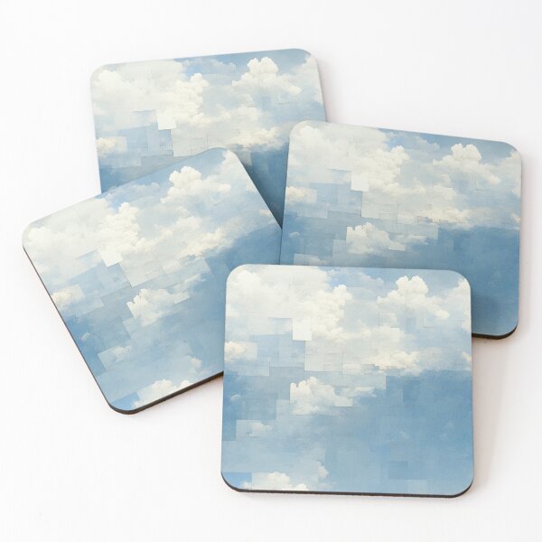 Item preview, contemporary abstract skyscape with textures designed and sold by mind-coloring.