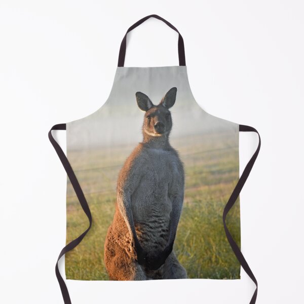 Item preview, Big Man Kangaroo misty morning Busselton, Western Australia designed and sold by Rainbow Farm Photography.