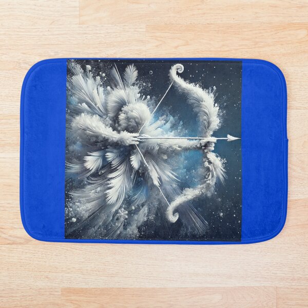 Item preview, Abstract Snowy Sagittarius Zodiac Sign designed and sold by Sototos® ⭐⭐⭐⭐⭐.