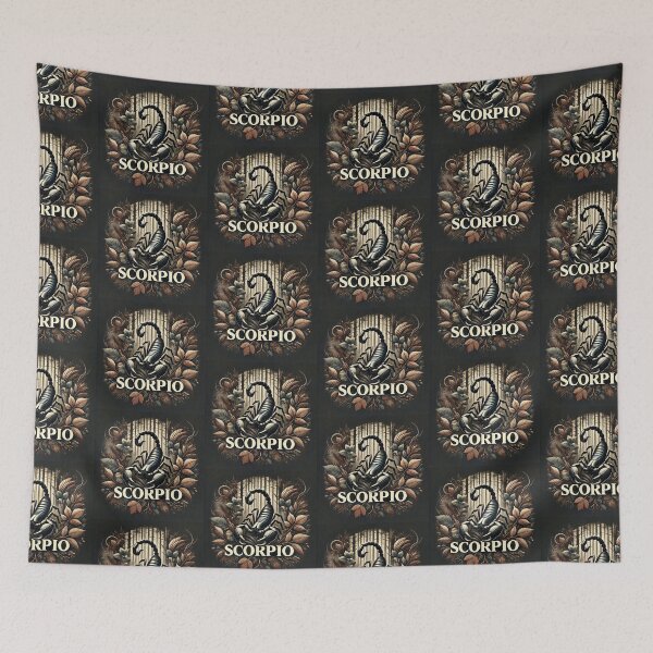 Item preview, Scorpio And Nature Zodiac Sign designed and sold by Sototos® ⭐⭐⭐⭐⭐.